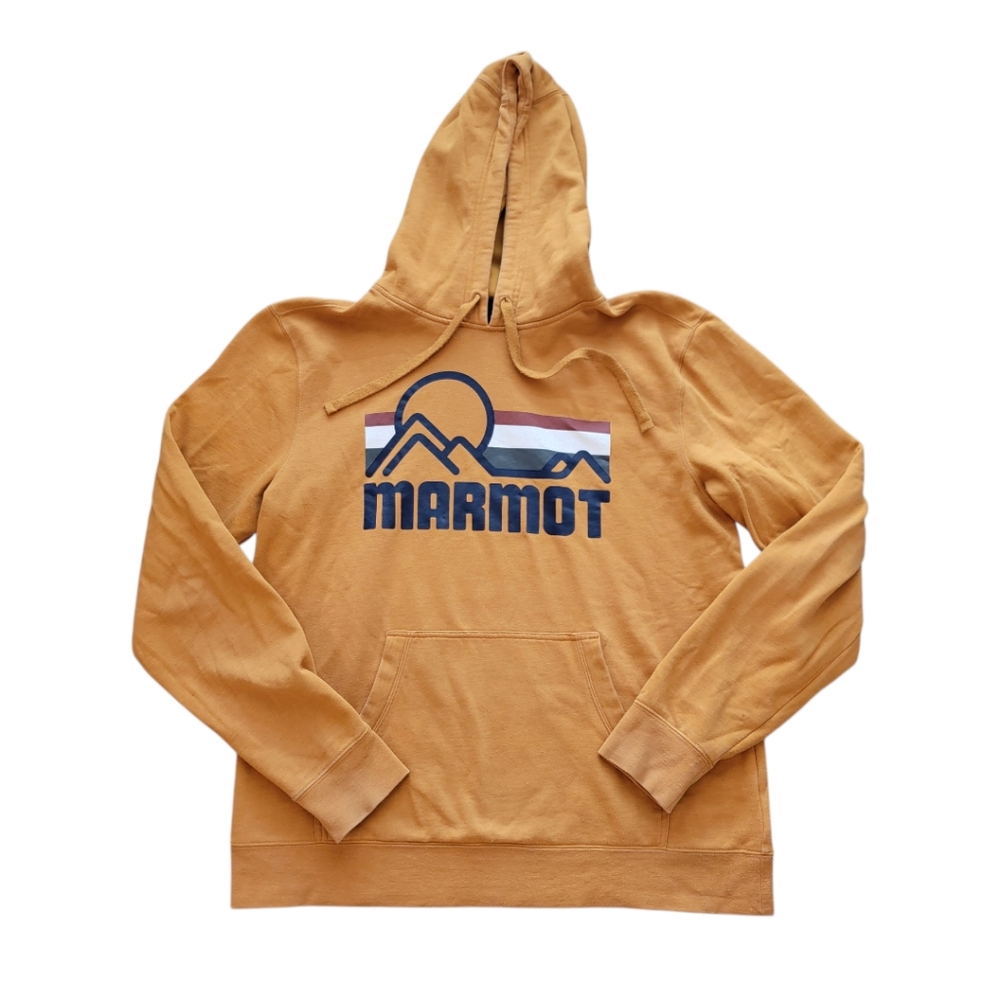 Marmot Costal‎ Hooded Sweatshirt Aztec Gold Hoodie Large